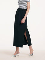 Straight Fitting Slit Half Skirt GOELIA
