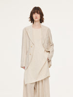 Loose Fit H-Line Round Neck Unisex Sweater GOELIA