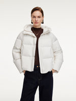 Hooded Zip-Up Goose Down Jacket GOELIA