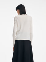 [Preview] Cashmere Wool Blend Convertible High Neck Women Sweater GOELIA