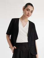18 Momme Xiang Yun Silk Single-Breasted Women Jacket GOELIA