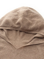 Cashmere Seamless Women Hooded Sweater GOELIA