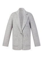 [Preview] Yak Silk Wool Blend Double-Faced Women Blazer GOELIA