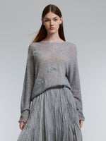 [Preview] Wool Lyocell Blend 3D Butterfly Women Sweater GOELIA