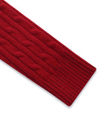 100% Wool Cable Knit Women Sweater GOELIA