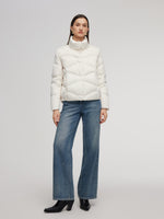 Windproof Magnetic Snap Goose Down Jacket GOELIA