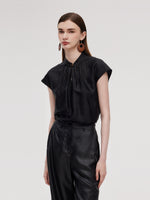 16MM Xiang Yun Silk Women Cap Sleeve Top GOELIA