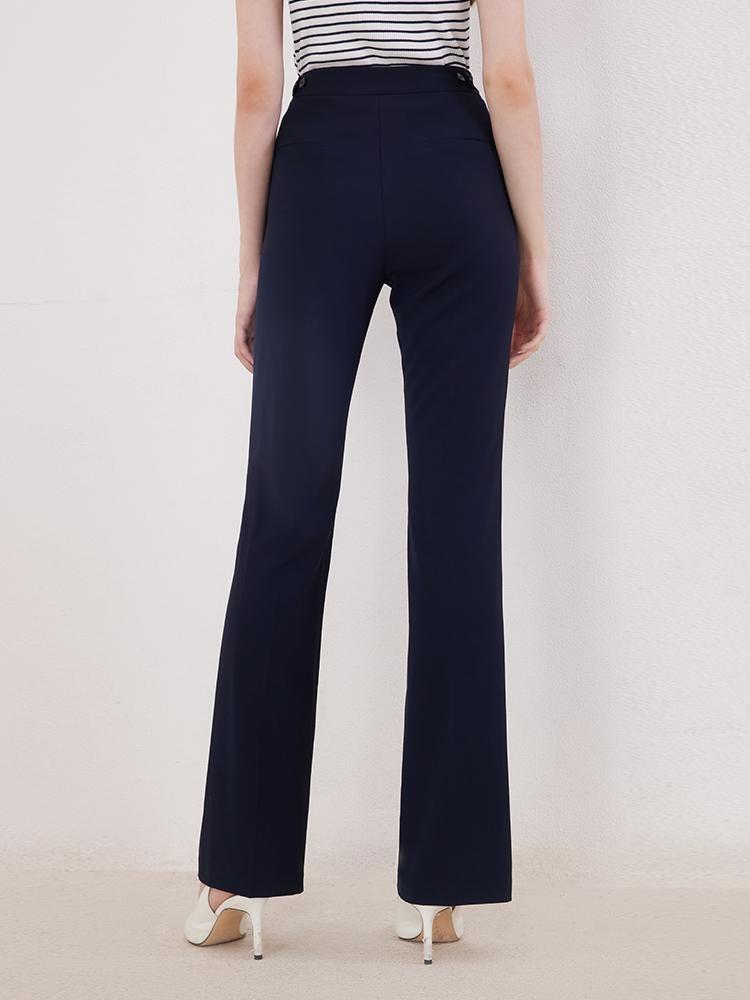 Slim Slit Flare Pants GOELIA