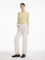 [Preview] Denim Fleece-Lined Women Ankle Length Jeans GOELIA