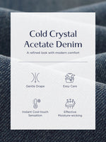 Denim High-Waisted Women Flared Jeans GOELIA