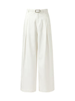 Denim Women Wide Leg Jeans With Belt GOELIA