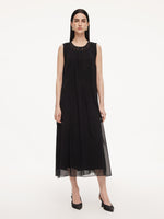 [Preview] 10MM Mulberry Silk Sleeveless Dress And 100% Acetate Sleeveless Dress Two-Piece Set GOELIA