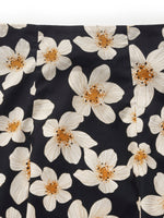 Cotton Stretch Floral Print Women Skirt GOELIA