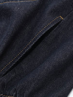 [Preview] 100% Cotton Denim Corduroy Collar Women Barn Jacket GOELIA