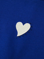 Asymmetrical Hem Heart Decorated Women T-Shirt GOELIA