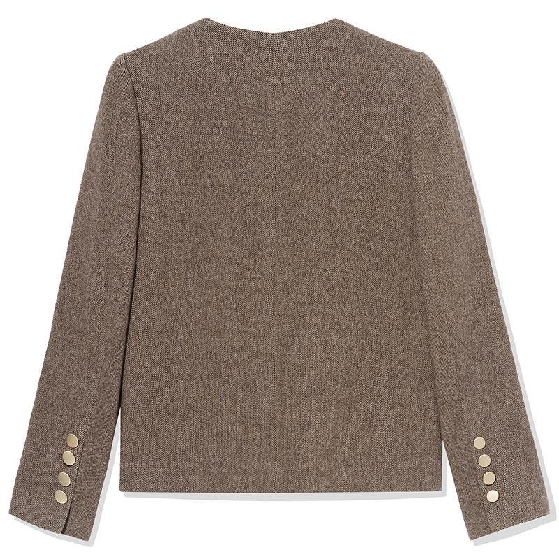 Washable Woolen Classic Jacket GOELIA