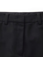 Wool Blend Women Full Length Pants GOELIA