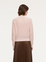 100% Cashmere Textured Women Sweater GOELIA