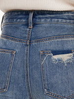 100% Cotton Denim A-Line Women Shorts GOELIA