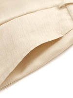 Tencel Acetate Linen Blend Women Shorts GOELIA