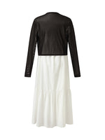 Acetate 3D Butterfly Maxi Dress And Cardigan Two-Piece Set GOELIA