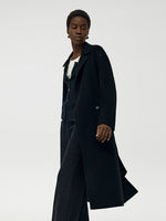 Wool Cashmere Women Belted Overcoat GOELIA