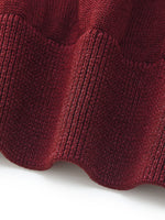 [Preview] Lyocell Blend Ribbon Neck Women Knit Top GOELIA