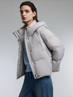 [Preview] Cozy Cloud-Puff Hooded Goose Down Jacket GOELIA