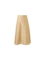 Puff Sleeves Wrapped Top And Skirt With Bottomed Camisole Three-Piece Set GOELIA