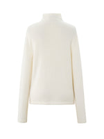 [Preview] Cashmere Wool Blend Convertible High Neck Women Sweater GOELIA