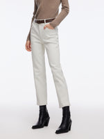 Pre-Order Denim Fleece Lined Women Ankle Length Jeans GOELIA