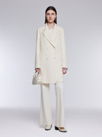 [Preview] Cashmere Wool Blend Tailored Double-Faced Women Coat GOELIA