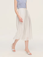 Tencel Blend Adjustable Waist Women A-Line Culottes GOELIA