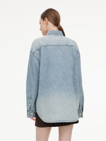 100% Cotton Denim Unisex Oversized Shirt GOELIA