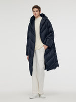 Unisex Hooded Long Goose Down Coat GOELIA