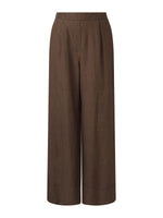 100% Linen Blouse And Pants Two-Piece Set GOELIA