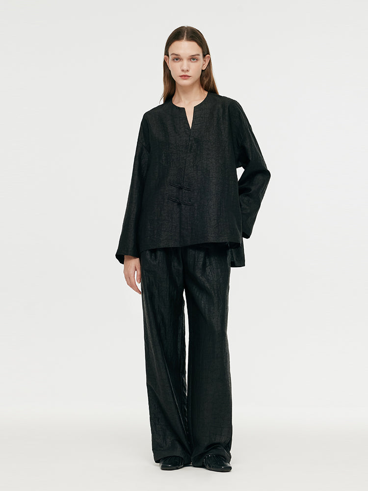 18 Momme Xiang Yun Silk Diagonal Placket Women Jacket – GOELIA