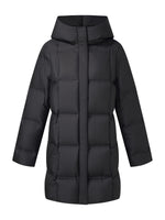 Windproof H-Line Hooded Goose Down Coat GOELIA
