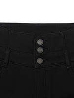 High-Waisted Slight Flared Women Pants GOELIA