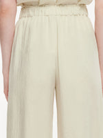 100% Acetate Straight Leg Women Pants GOELIA