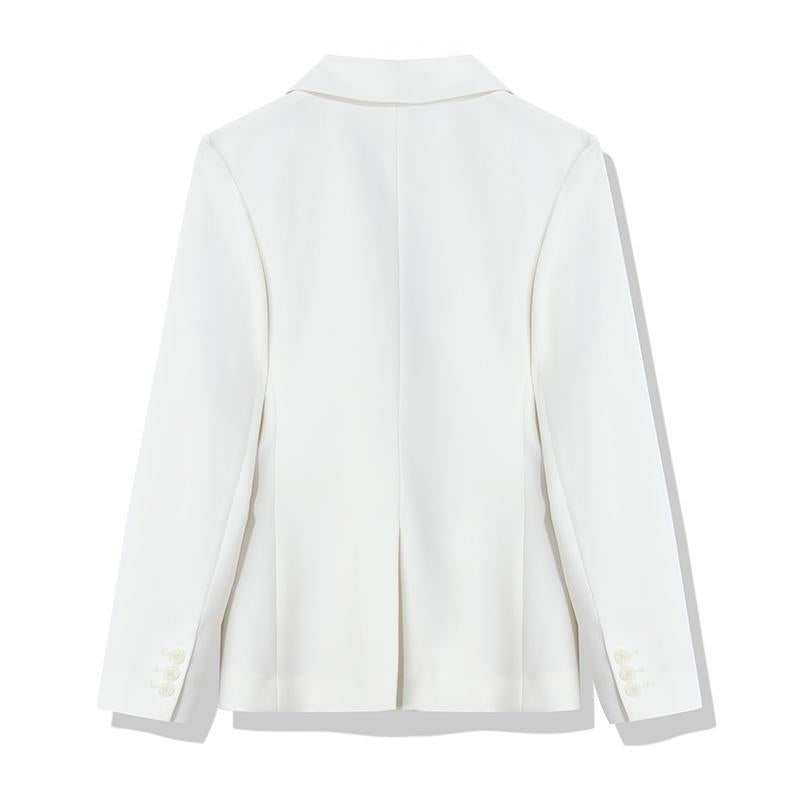 White Slim Blazer GOELIA