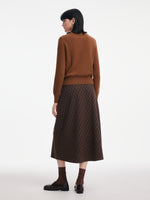 Vintage Plaid A-Line Women Skirt GOELIA