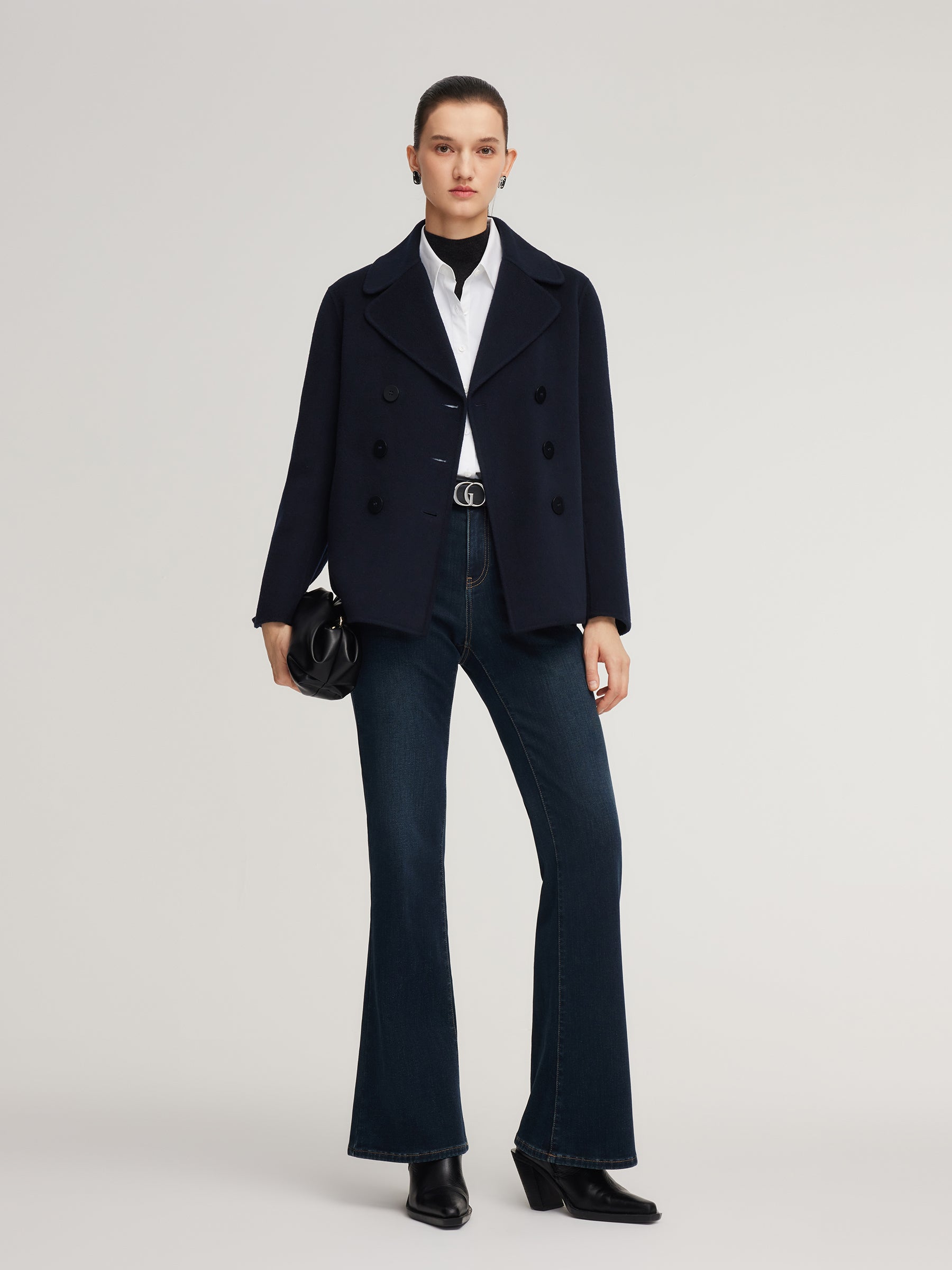 100% Wool Double-Faced Women Coat GOELIA