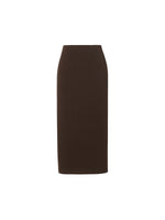 Back Slit Column Women Knit Skirt GOELIA