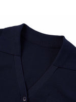 Lyocell Blend V-Neck Women Knit Vest GOELIA