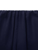 Linen Blend A-Line Women Culottes GOELIA
