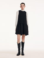 Round Neck Sequins Vest Dress GOELIA