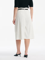 High-Waisted Mid-Calf Women Wide Leg Pants GOELIA