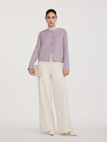 100% Wool Double-Faced Women Cropped Jacket GOELIA