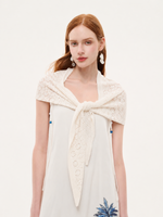 Crochet Triangle Women Knit Shawl GOELIA